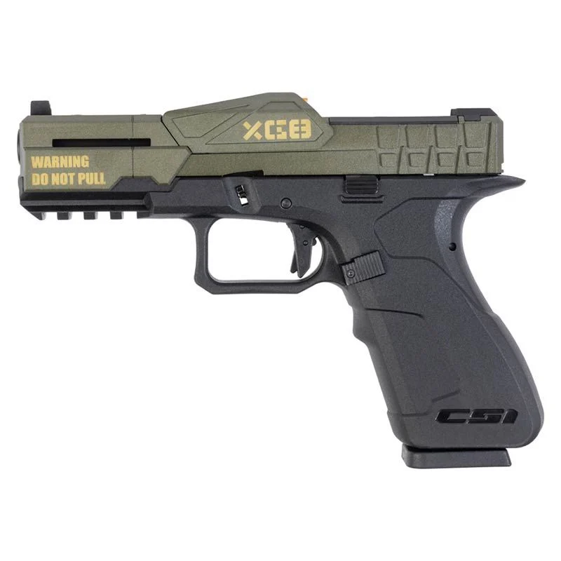 Réplica GBB Pistola G17 Poseidon Xg8-Pod Negra/Verde OD