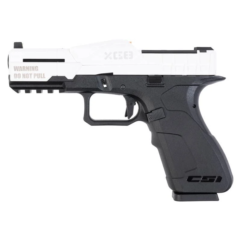 Réplica GBB Pistola G17 Poseidon Xg8-Pw Negra/Blanca