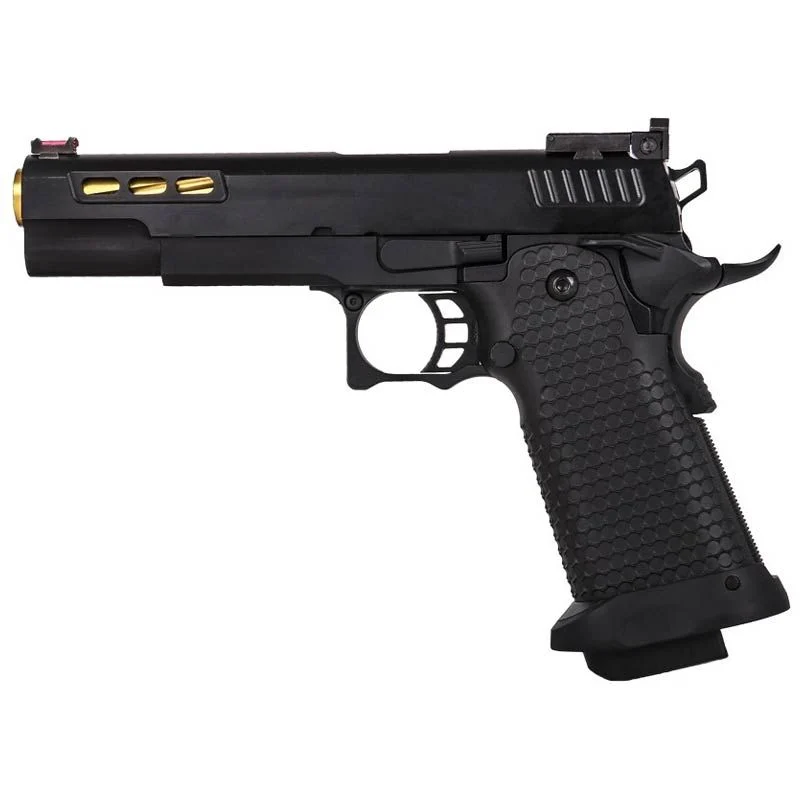 Réplica GBB Pistola Hi-Capa 5.1 Golden Eagle Gold 3332 Negra/Dorada
