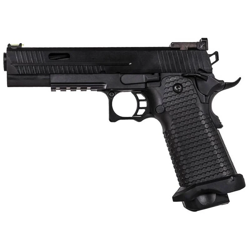 Réplica GBB Pistola Hi-Capa 5.1 Golden Eagle Tactical RIS Negra