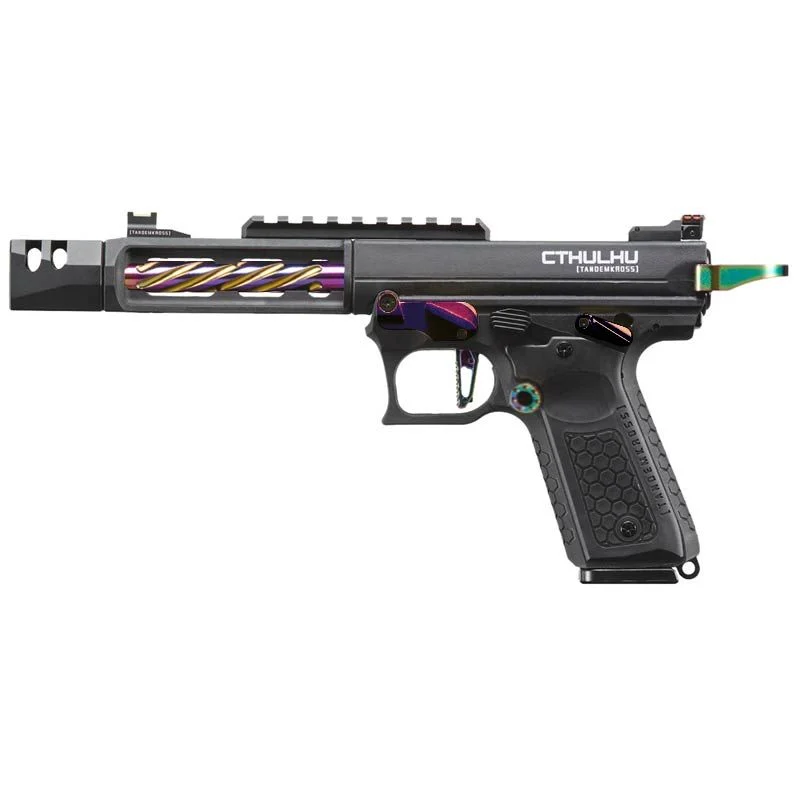 Réplica GBB Pistola Lancer Tactical Cthulhu Tandemkross Negra/Rainbow