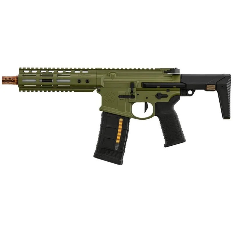 Réplica GBB M4 Double Eagle Noveske MWS Ghetto Blaster 7″ Verde OD