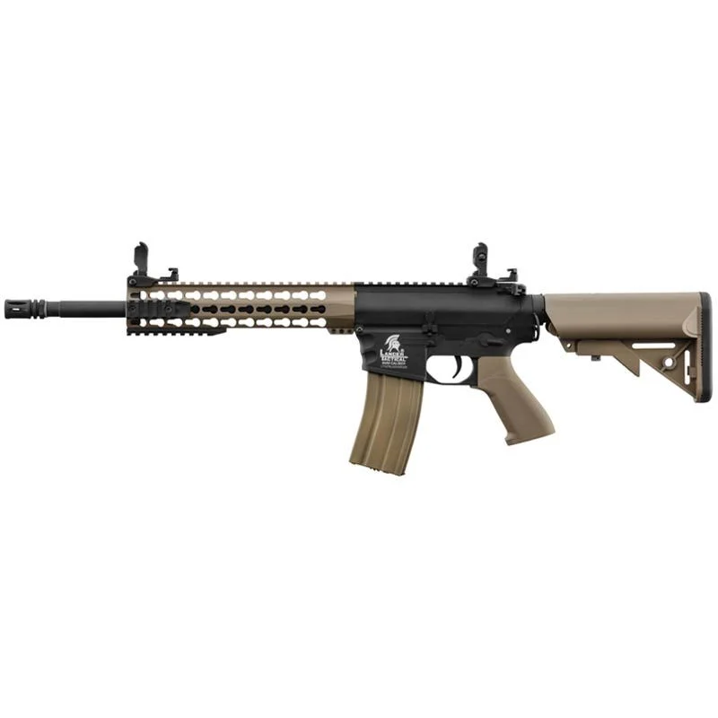 Réplica AEG M4 Lancer Tactical LT-12K GEN.2 M4 Keymod COMBO Negra/Tan