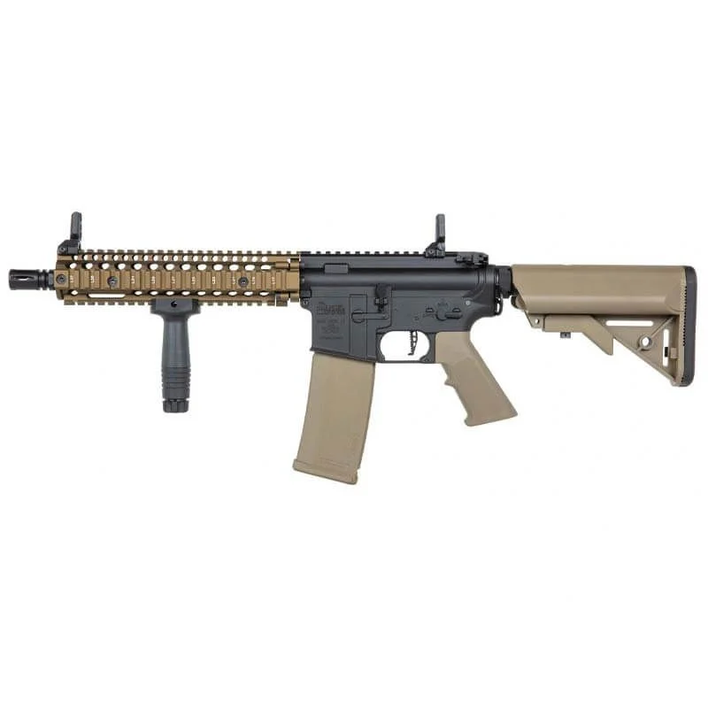 Réplica AEG M4 Specna Arms Mk18 Daniel Defense SA-P19 Prime Aster II ETU Chaos Bronze