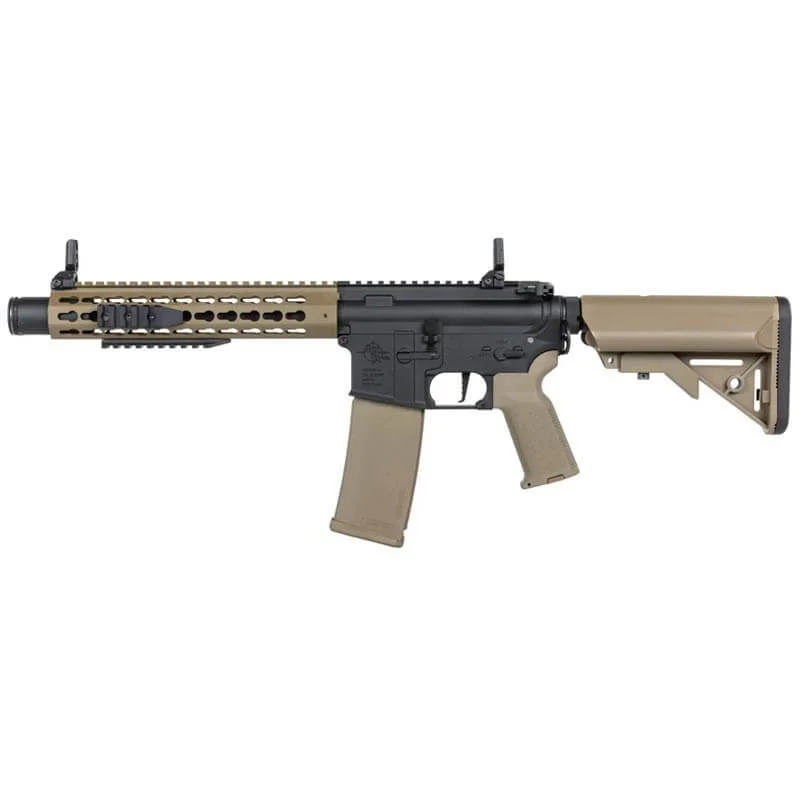 Réplica AEG M4 Specna Arms SA-P07 Prime Rra Hal ETU Negra/Tan
