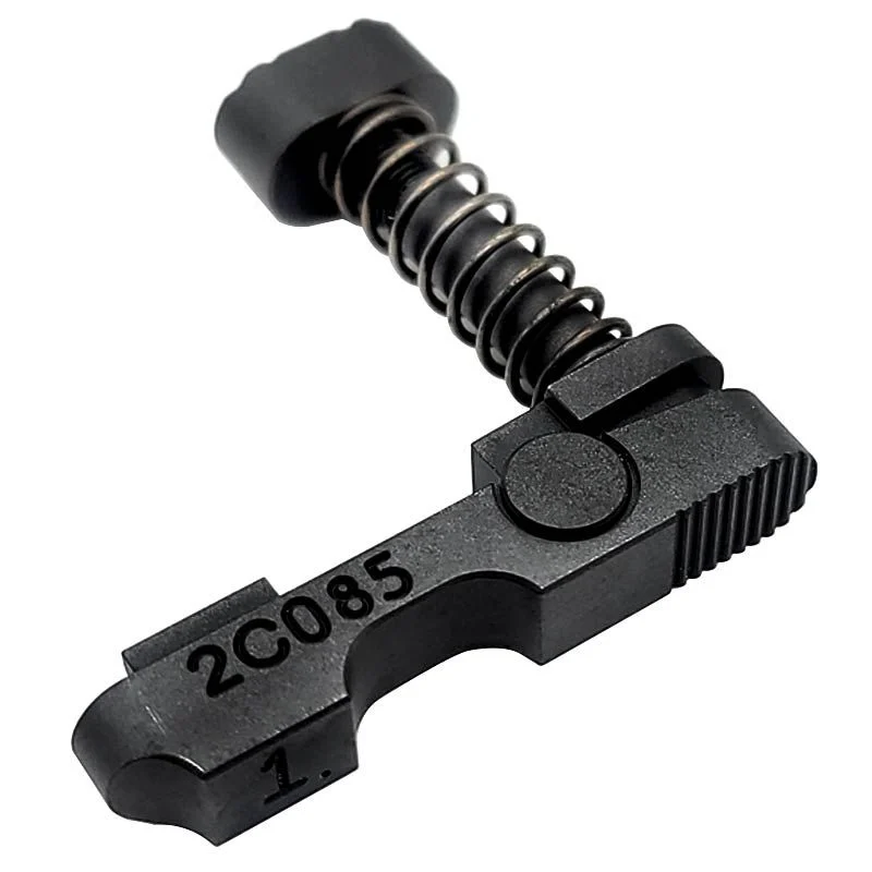 Externo Reten de Cargador MWS Angry Gun L119a2 CNC Steel Magazine Catch Ambidiestro Negro