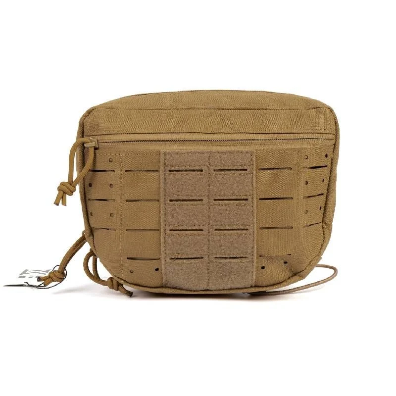 Riñonera para Porta Placas Sixmm Ddu Pouch Laser Cut tan