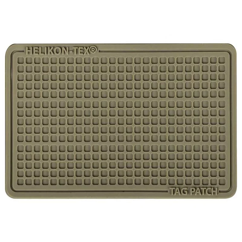 SET de Parches Goma Relieve Helikon-Tex Tag Patch 60 X 40 Mm 3u Coyote