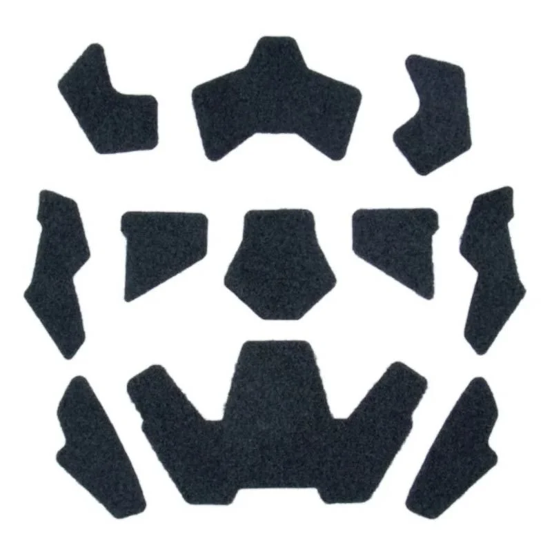 SET de Velcros para Casco Fast Cygnus Armory Helmet Velcro Stripe SET Negro