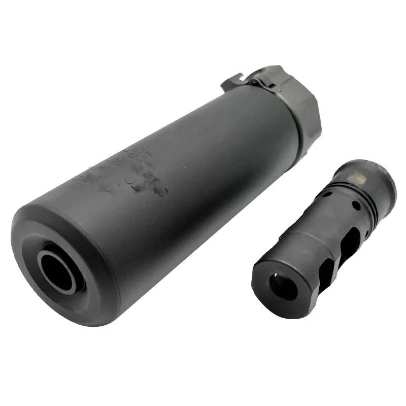Externo Silenciador Corto Angry Gun Full Marking Version Negro