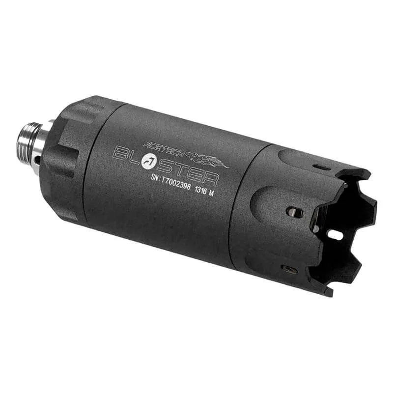 Externo Silenciador Trazador Acetech Blaster Negro (Simulador de Fogonazo)