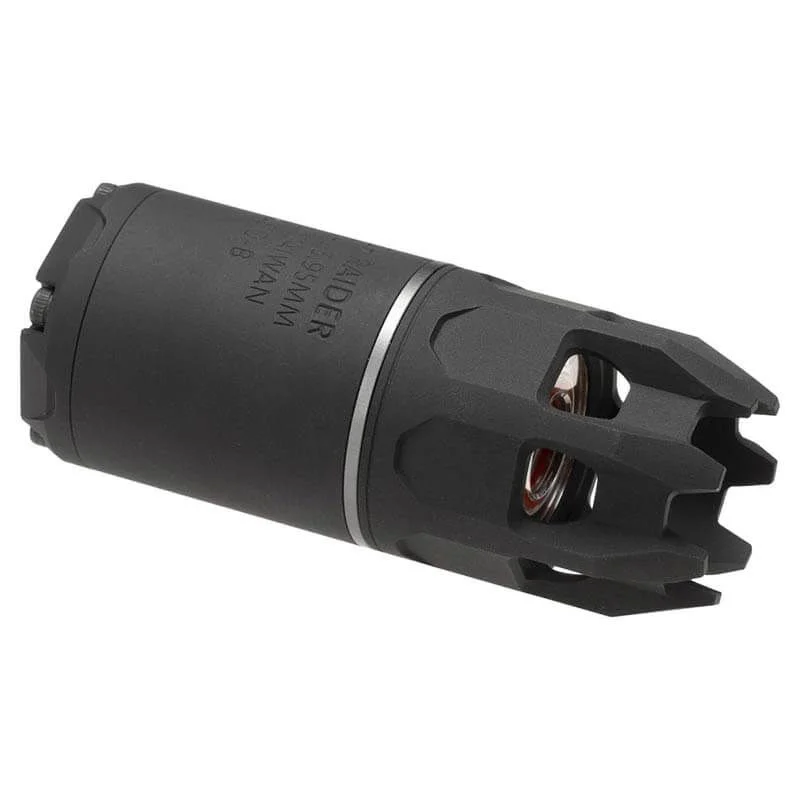 Externo Silenciador Trazador Acetech Raider with Blaster M Negro (Simulador de Fogonazo)