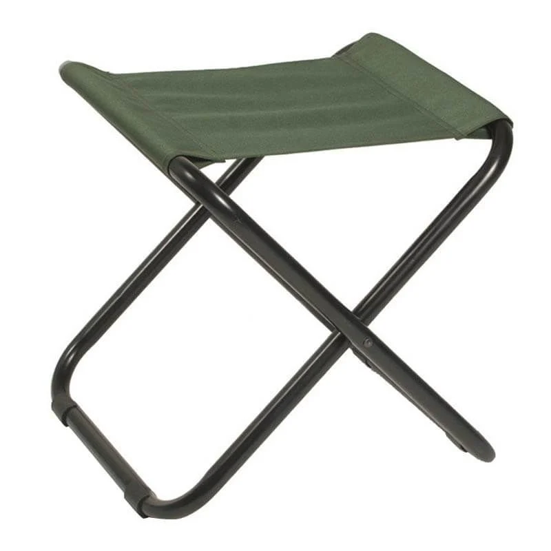 Silla de Camping Plegable Mil-Tec sin Respaldo Verde OD