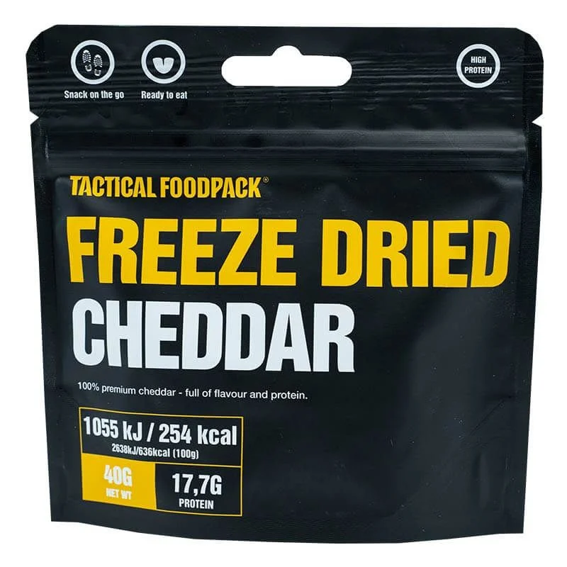 Snack Tactical Foodpack Queso Cheddar Liofilizado (Vegetariano)