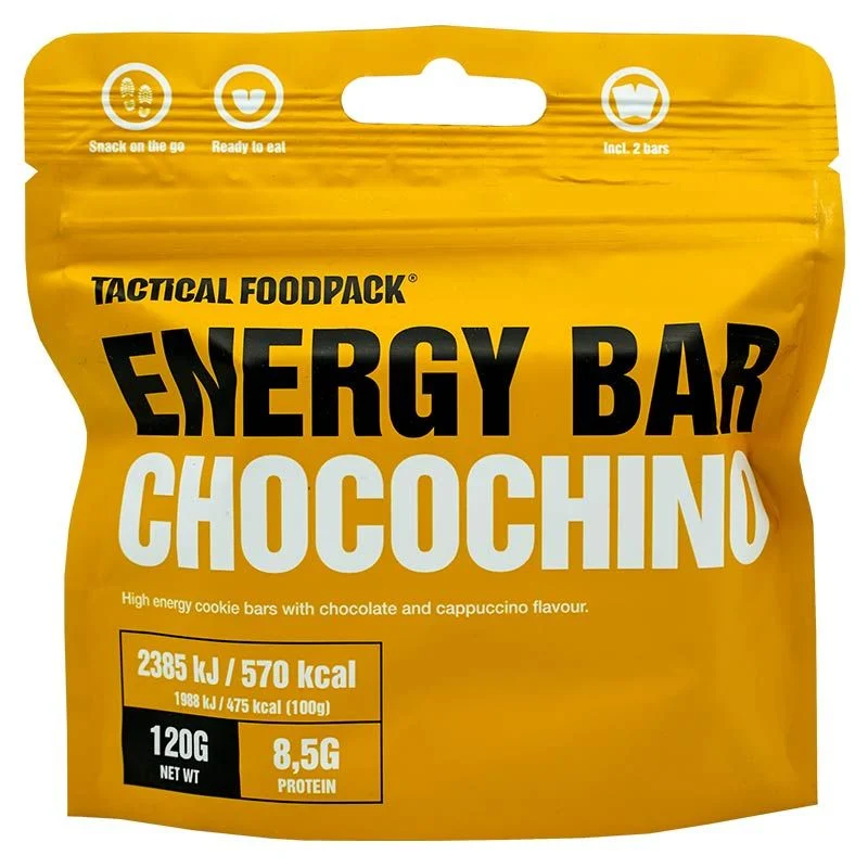 Snack Tactical Foodpack Barritas Energeticas Chocolate y Capuchino (Vegetariano)