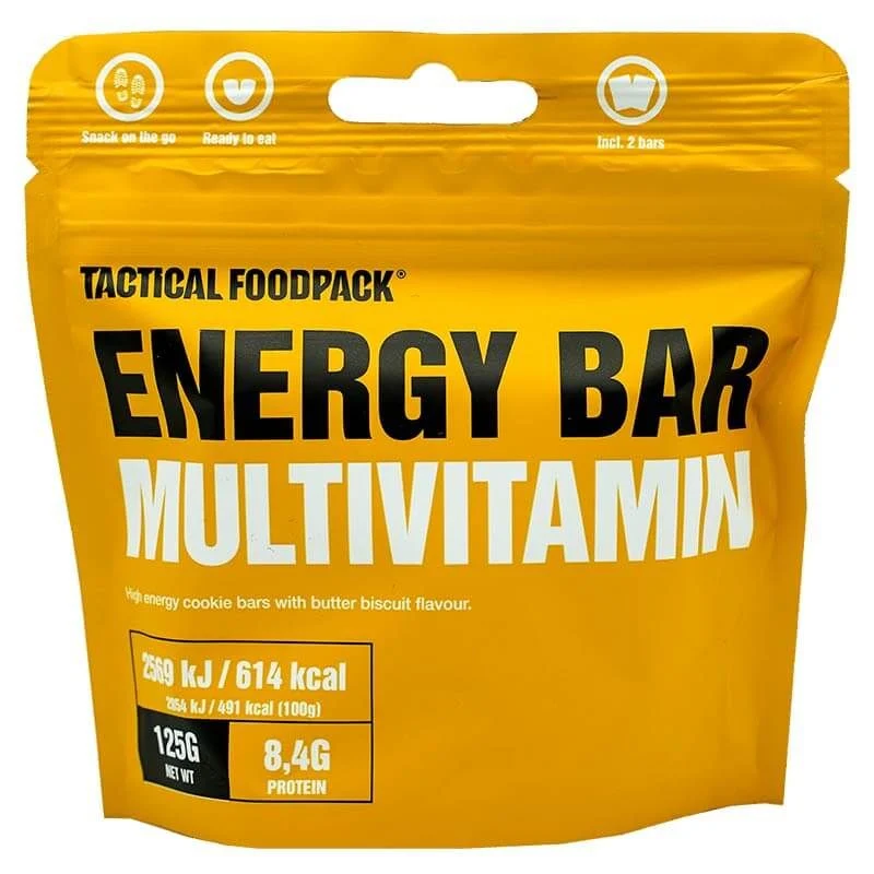 Snack Tactical Foodpack Barritas Energeticas Multi Vitaminas (Vegetariano)