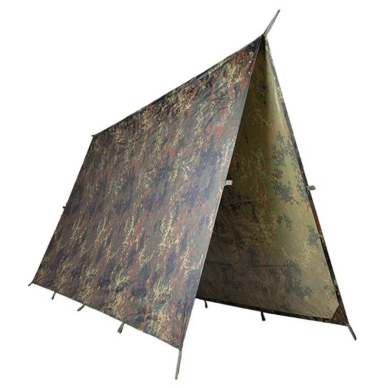 Toldo Universal Táctico Impermeable Mil-Tec 300x300cm Flecktarn