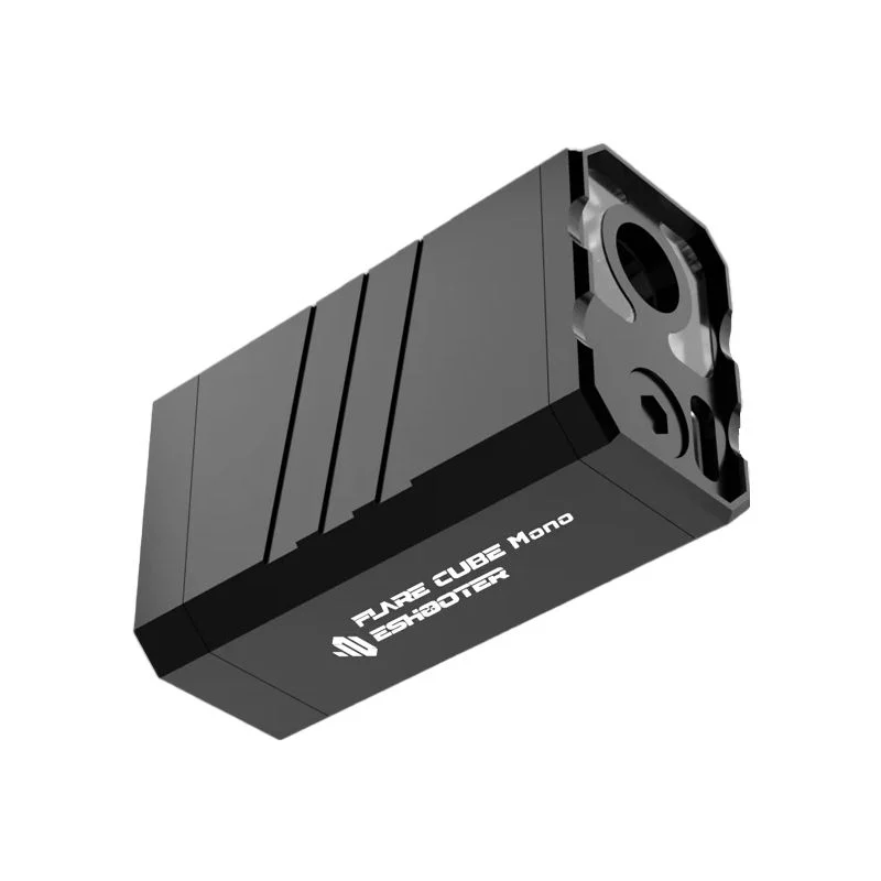 Externo Silenciador Trazador e-Shooter V801 Flare Cube Mono negro