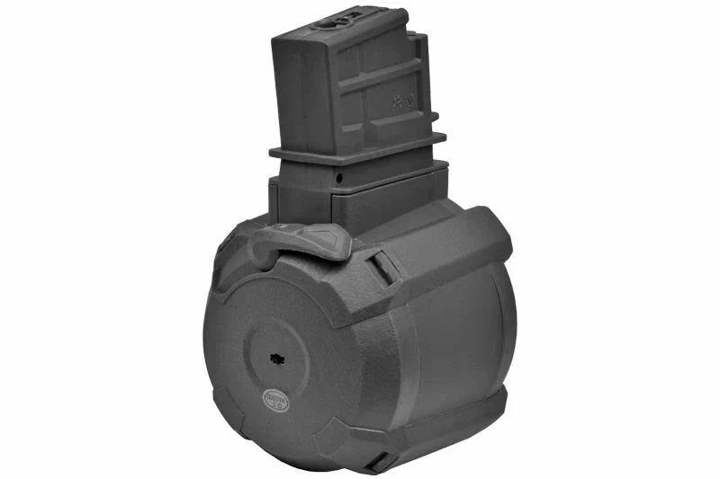 Cargador de tambor 1200 balas para G36 AEG Negro A&K