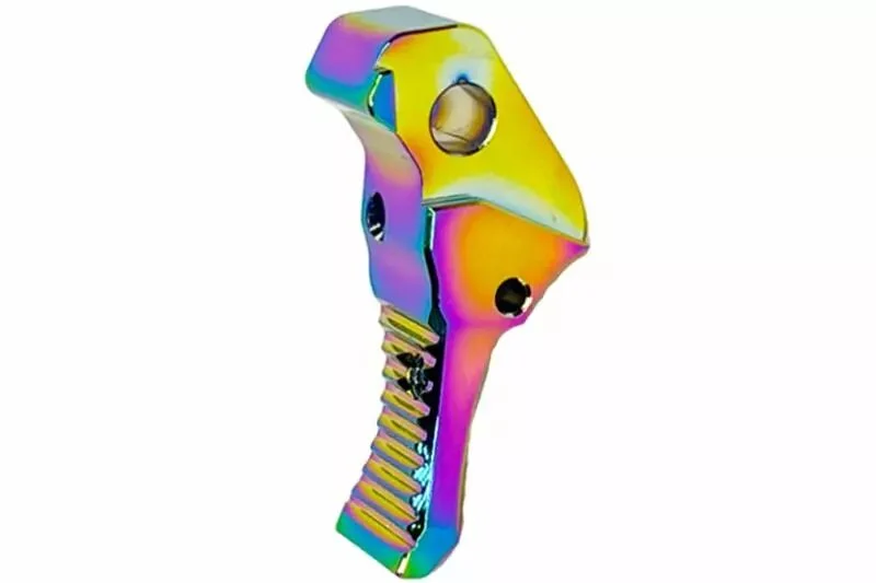 CNC Athletics Electroplated Chameleon gatillo para AAP-01 GBB AAC CTM