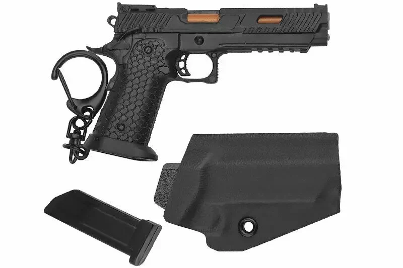 Combat Master JW3 Llavero Completo Negro WOSPORT