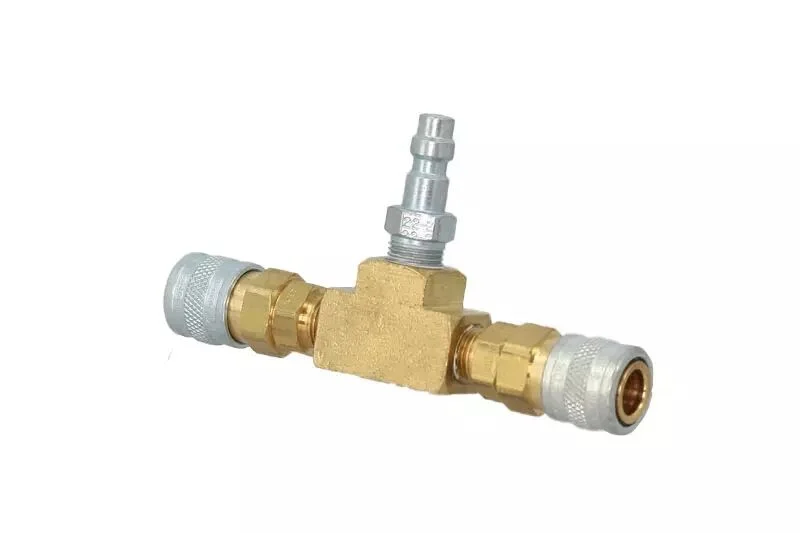 Adaptador HPA de doble entrada T Amped Airsoft US