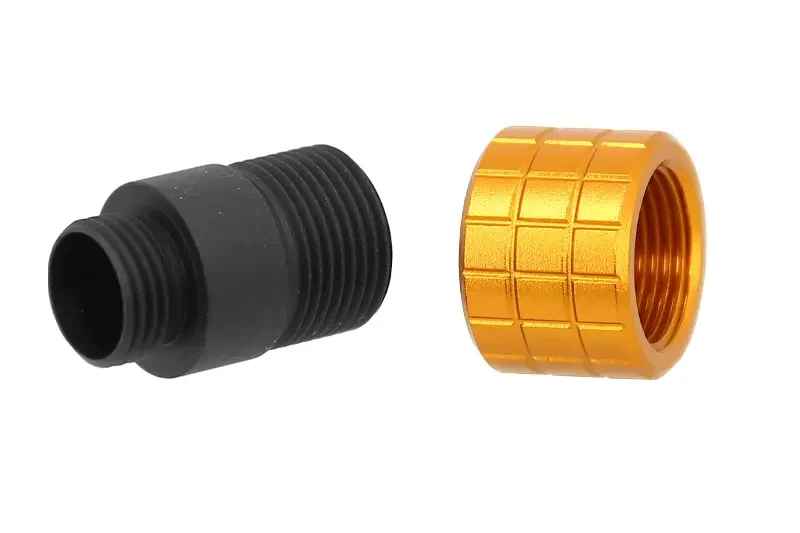 Adaptador Silenciador Tipo A Gold 11mm CW a 14mm CCW Slong