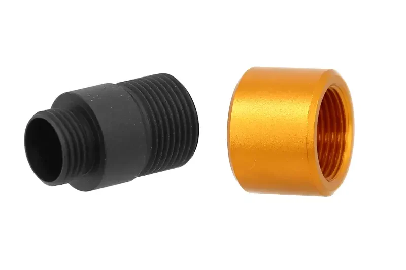 Adaptador Silenciador Tipo B Gold 11mm CW a 14mm CCW Slong