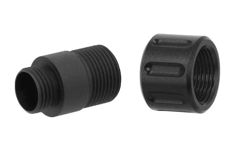 Tipo E 11mm CW a 14mm CCW Slong Silencer Adapter