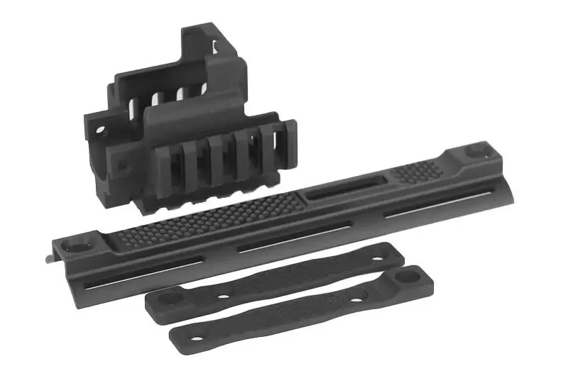 Set Rail Delantero tipo PMM Negro para SCAR NGRS Tokyo Marui Airsoft Artisan