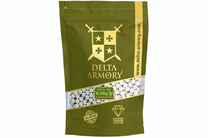 Paquete de 3571 balas Delta Armory Bio de 0,28 g