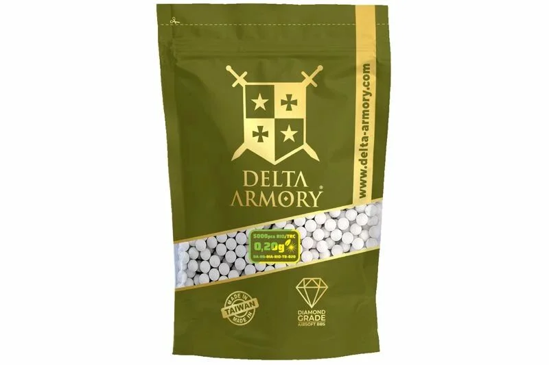 Bolsa de 5000 bolas trazadoras orgánicas de 0,20 g Delta Armory