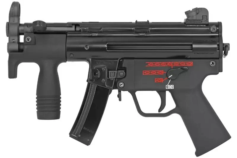 Réplica MP5 K APACHE Negro WE GBBR