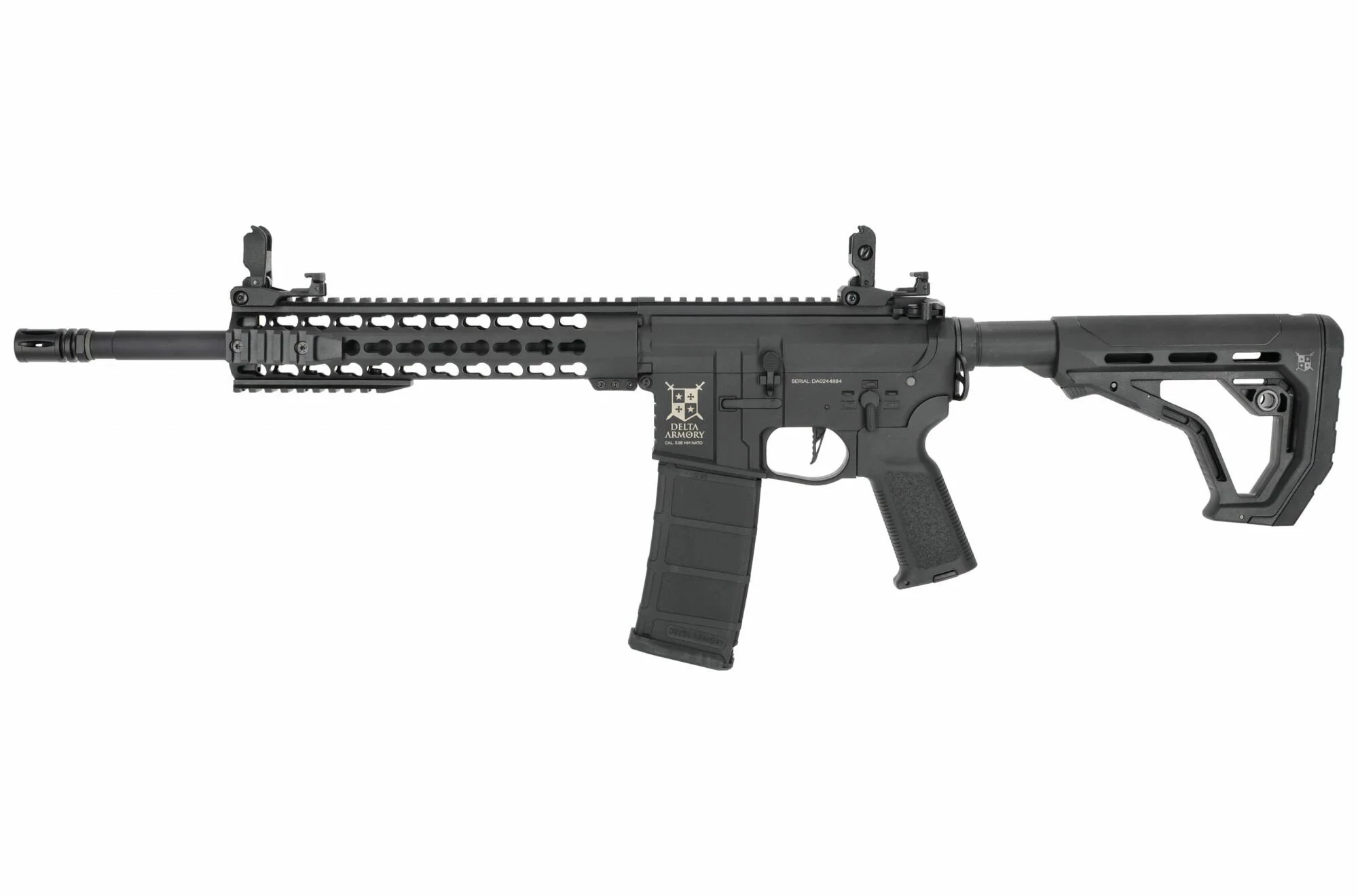 Réplica AR15 KeyMod 10" Charlie EAGLE Negro Delta Armory AEG