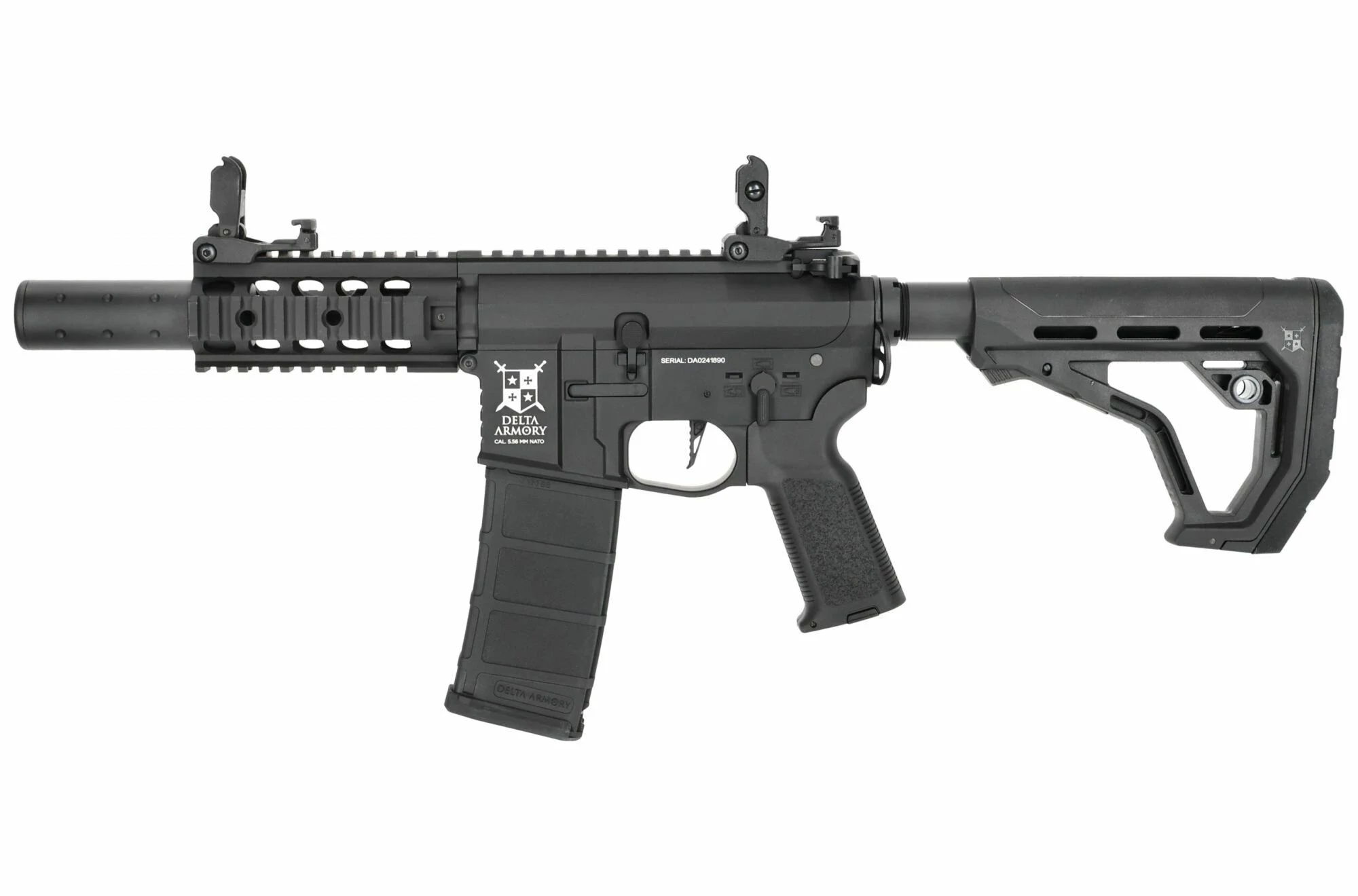 Réplica AR15 SilentOps CQB Alpha EAGLE Black Delta Armory AEG