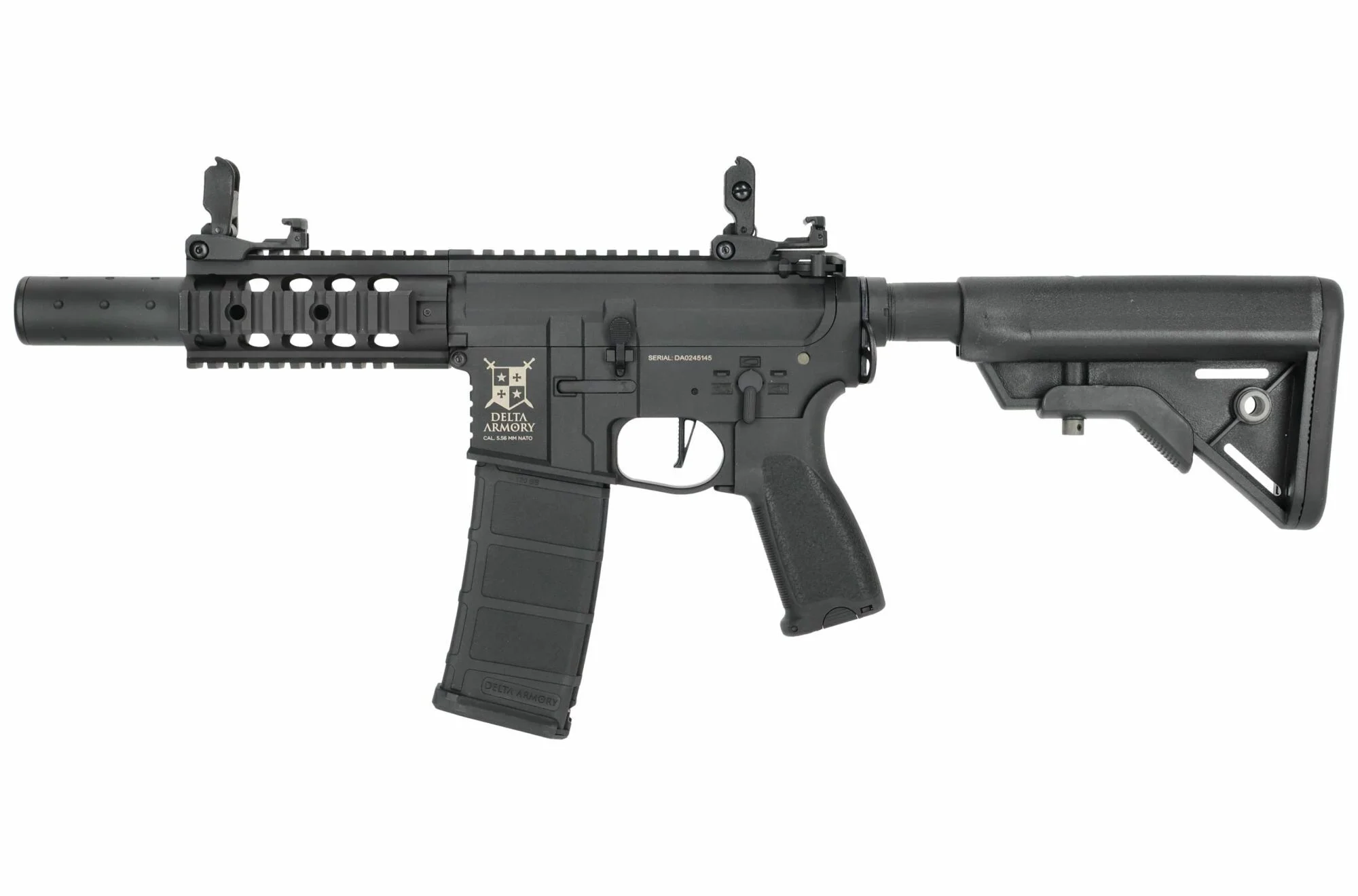 Réplica AR15 SilentOps CQB Bravo ETU Delta Armory AEG