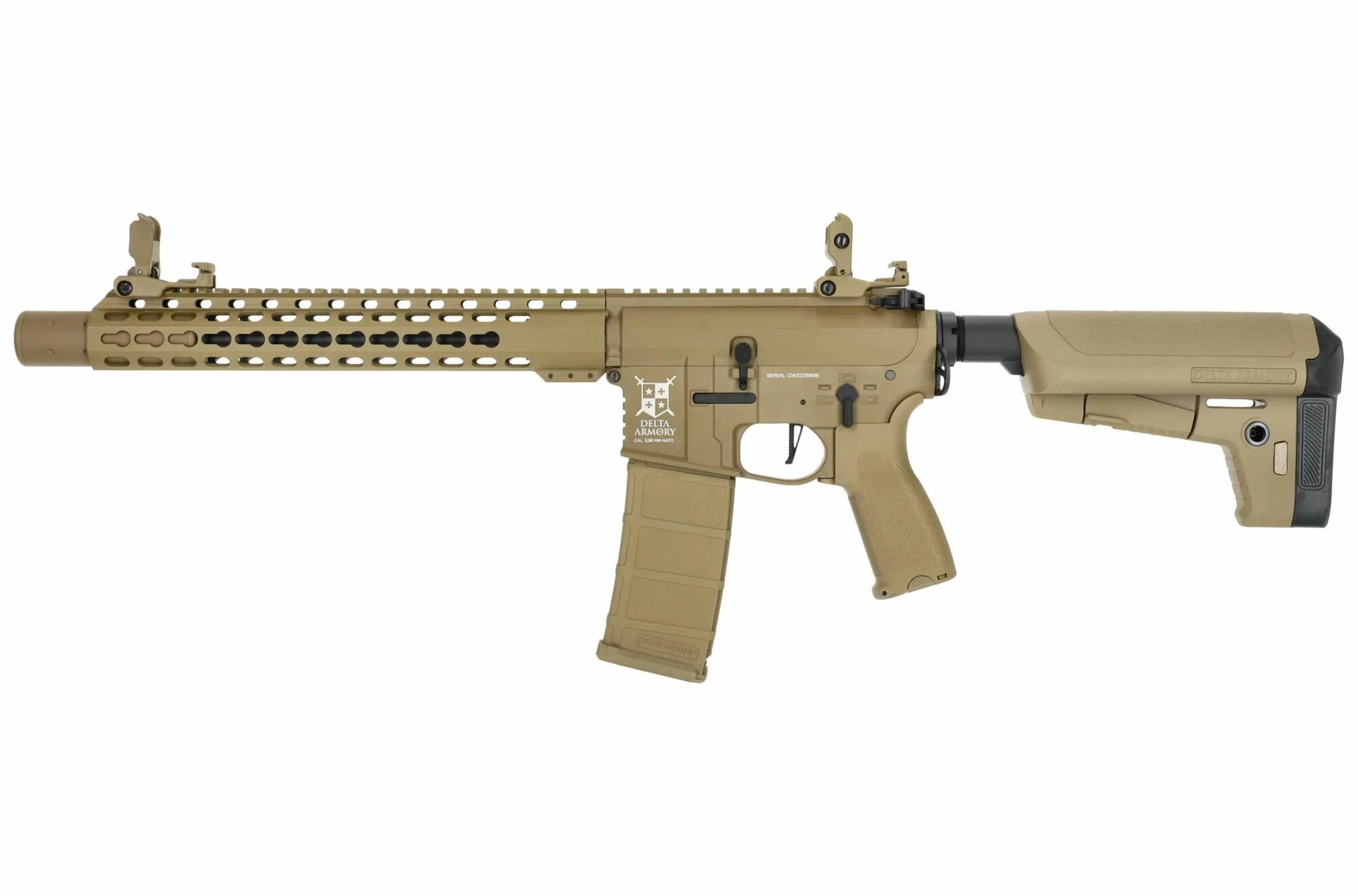 Réplica AR15 SilentOps DMR ALPHA Tan Delta Armory AEG