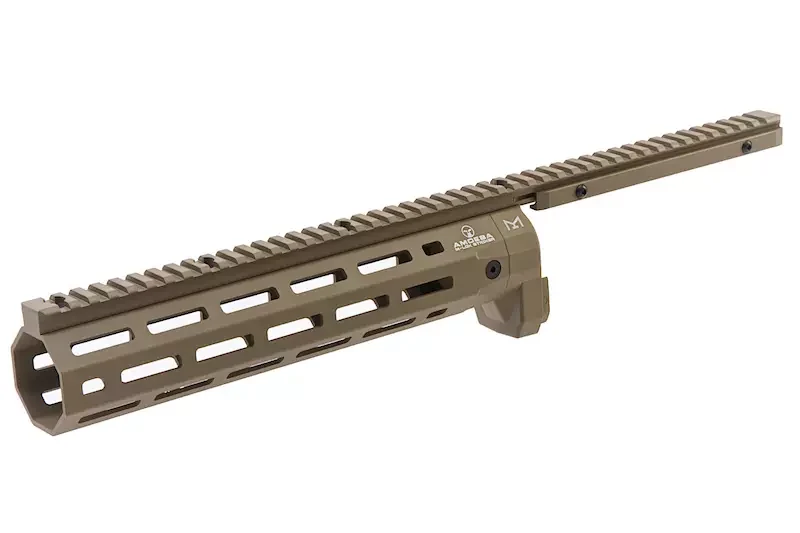Guardamanos M-LOK CNC para Striker AMOEBA Dark Earth ARES