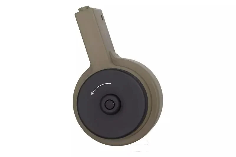 Cargador de tambor de 2150 bolas M4 Tierra Oscura ARES