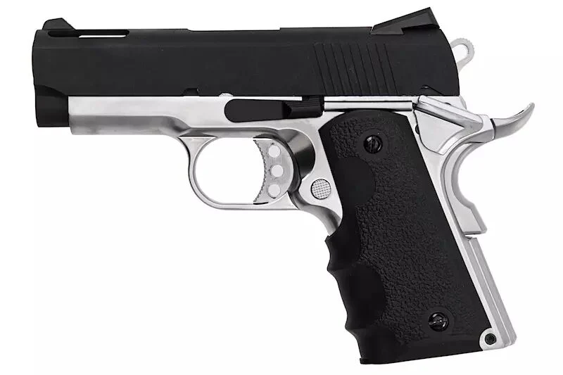 1911 Series NE10 Officer Black Slide / Silver Frame Armorer Works Gaz