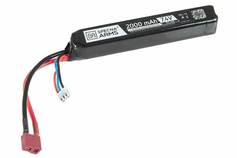 Batería LiPo 7.4V 2000 mAh 15C-30C T-Deans Specna Arms