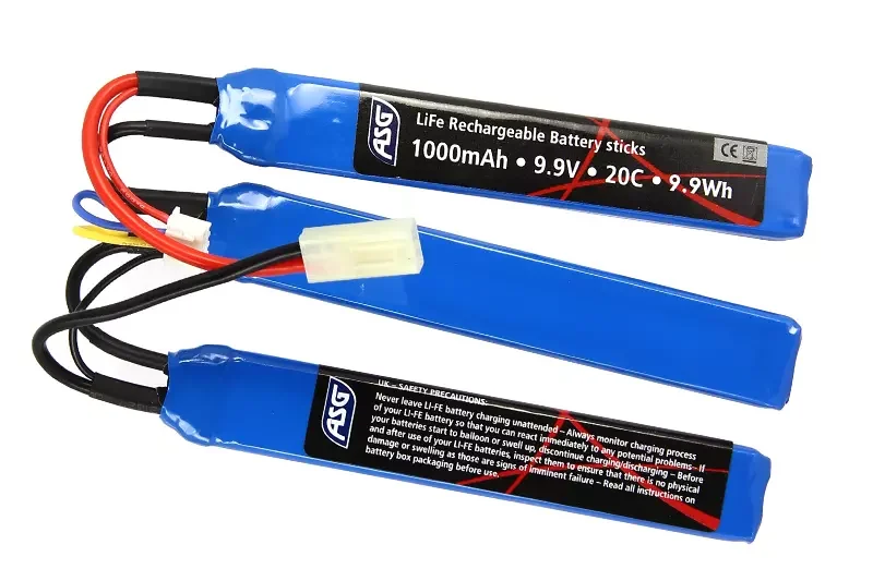 Batería ASG LiFe 9.9v 1000mAh 20C
