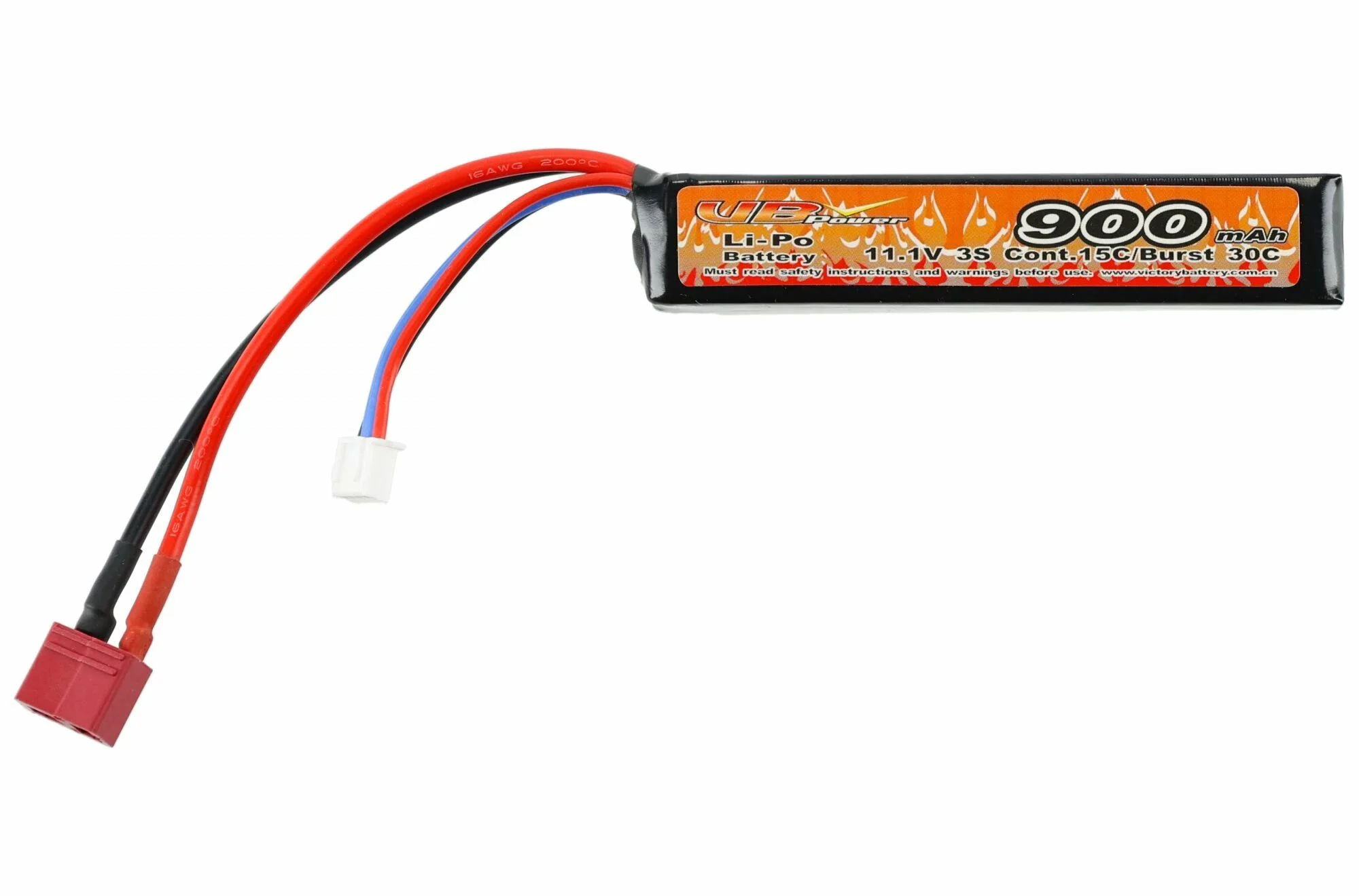 Batería Lipo DEAN 15C VB 11.1V 900mAh