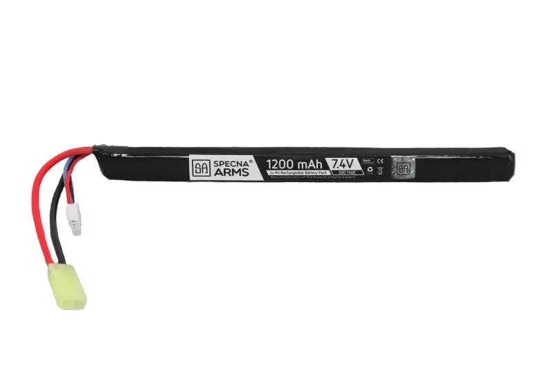 Batería LiPo Stick 7.4V 1200mAh 20C/40C Mini Tamiya SPECNA ARMS