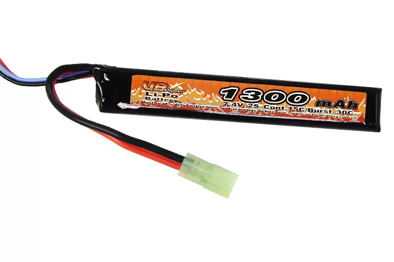 Batería Lipo 7.4v 1300mAh tipo Stick VB