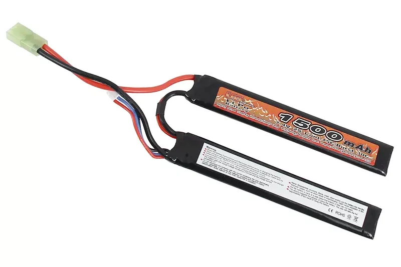 Batería Lipo 7.4v 1500mAh 15C Doble Stick VB