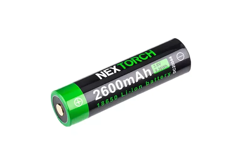 Batería de litio recargable Nextorch 18650 2600mAh