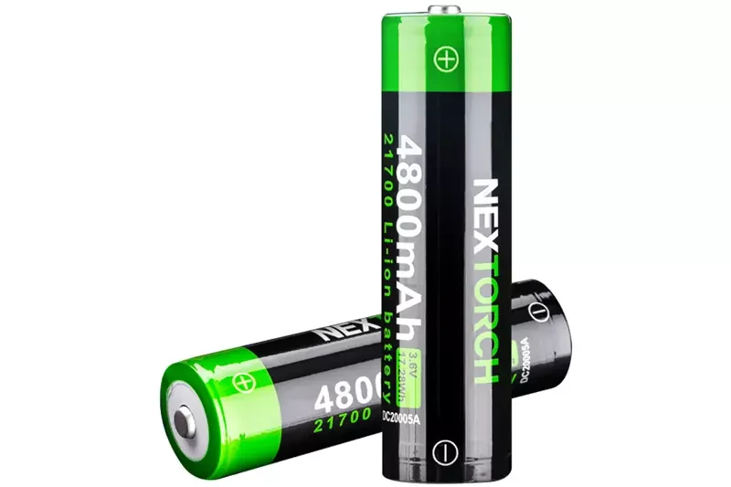 Batería de litio recargable Nextorch 21700 4800mAh