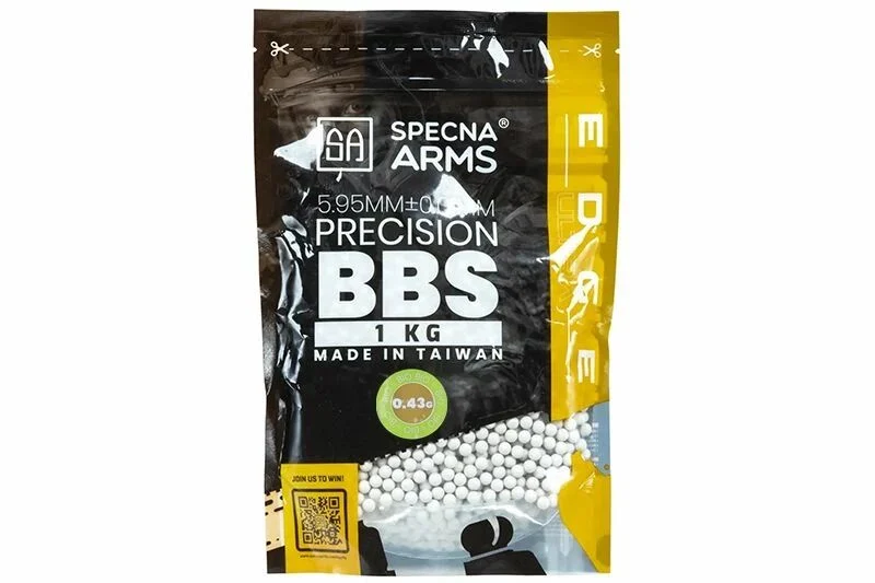 Bolsa de 1 kg de bolas de 0,43 g Bio Precision EDGE ULTRA SPECNA ARMS