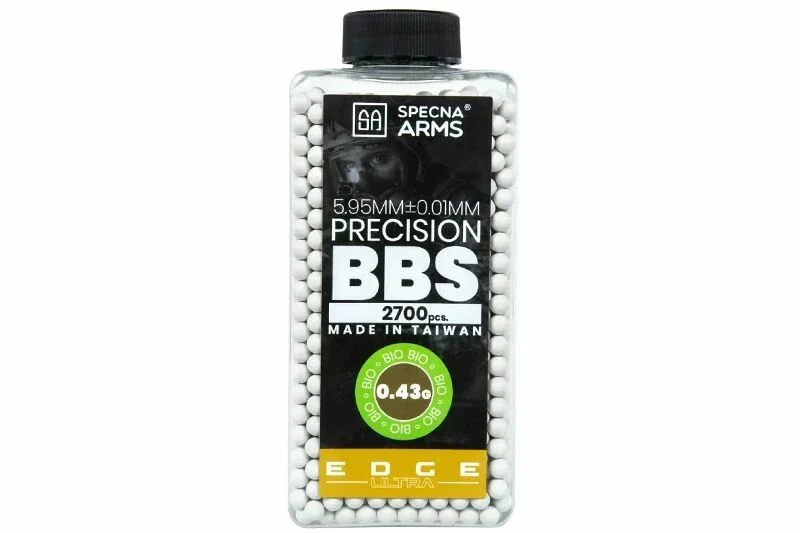 Bote de 2700 bolas bio Precision de 0,43 g EDGE ULTRA SPECNA ARMS